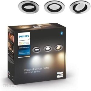 PHILIPS HUE White ambiance 3 szt. 5W Milliskin srebrny