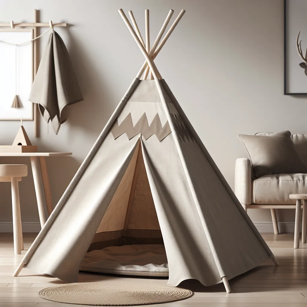 Tipi dla chłopca – nowoczesna dekoracja pokoju dziecięcego