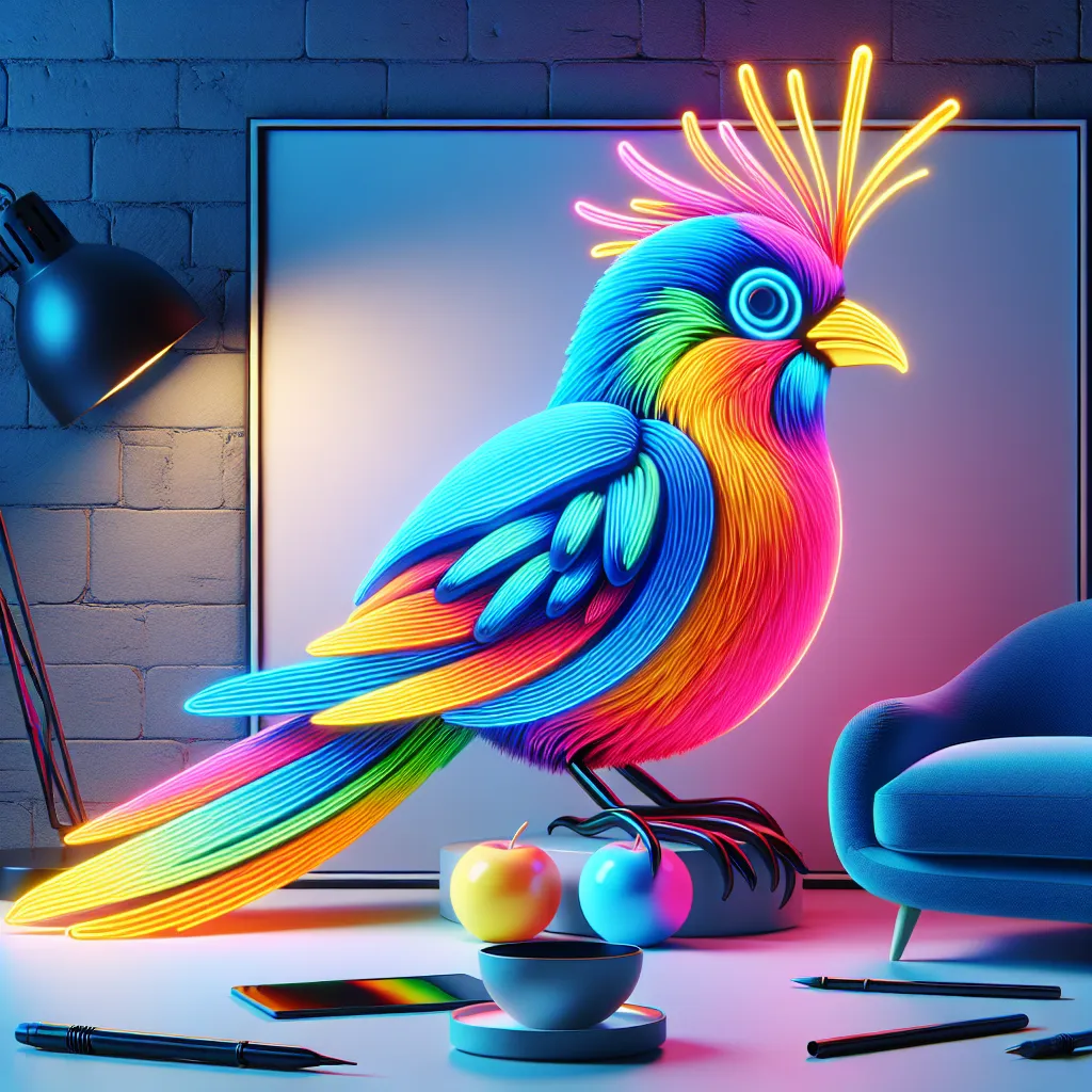 Ptaszek Tweety neon, który ożywi Twoje wnętrze