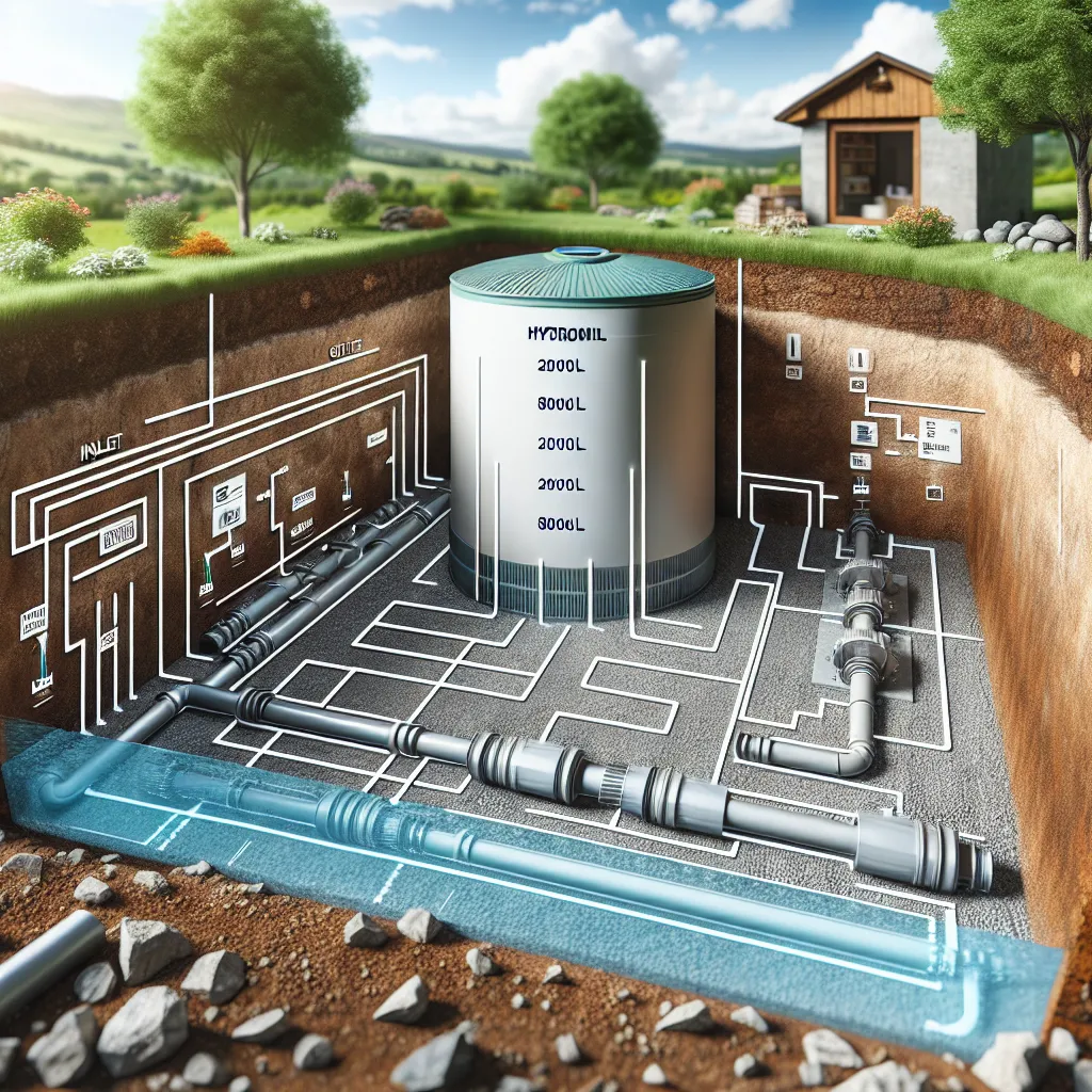 Odporność i skuteczność z podziemnymi zbiornikami HYDROMIL 8000l w gospodarowaniu wodą deszczową